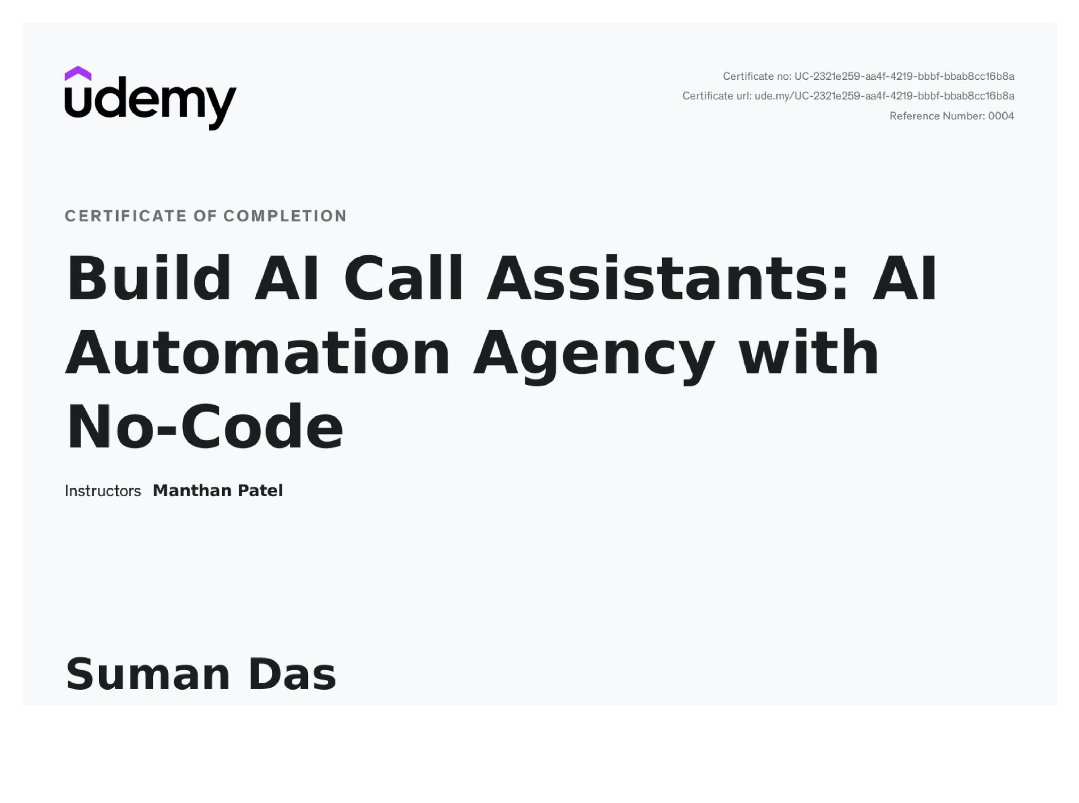 Certificates Certificates