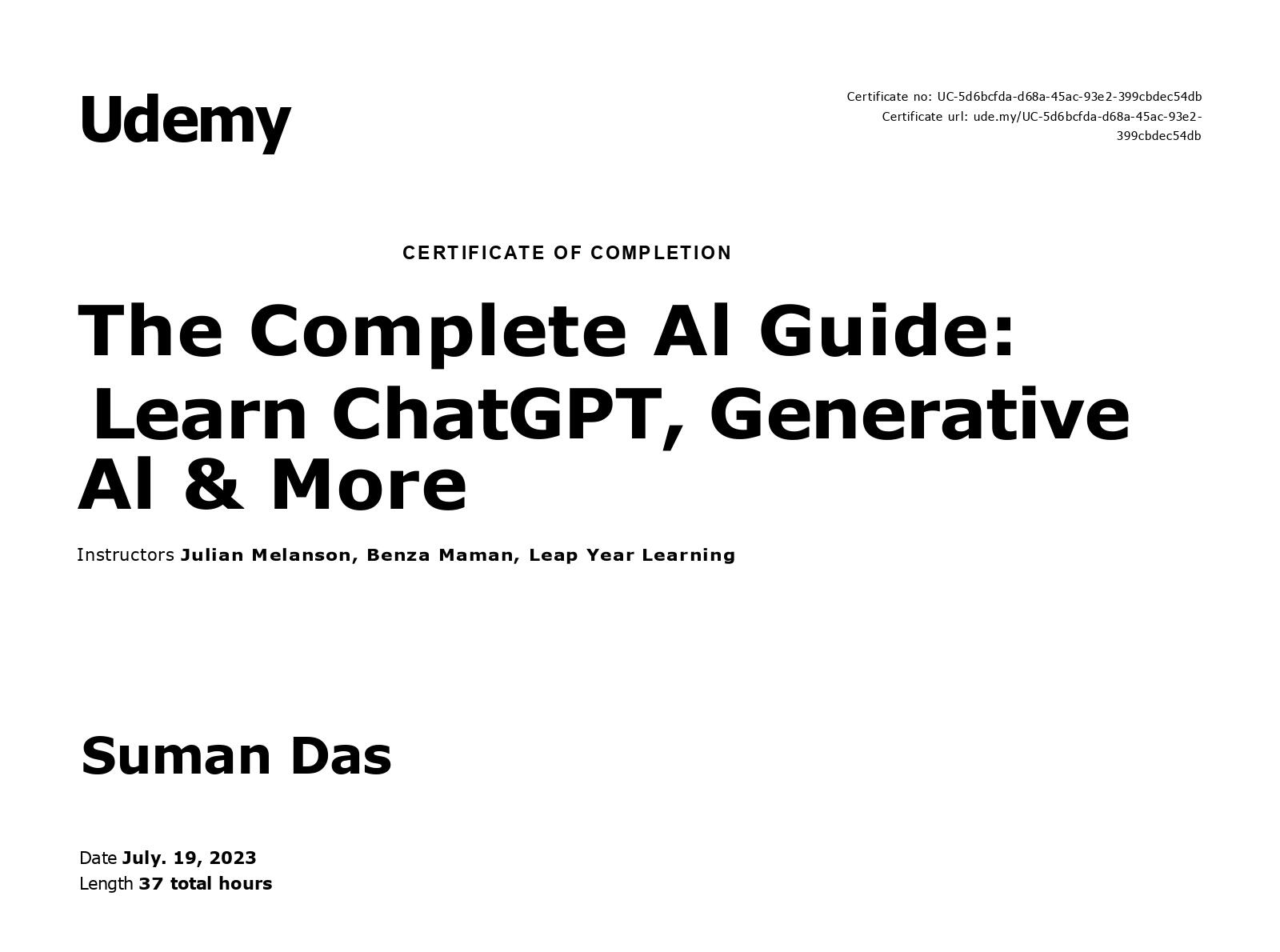 Certificates Certificates